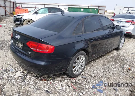 2012 Audi A4 2.0T Premium z USA, uszkodzony, nr VIN WAUBFAFL0CN004133